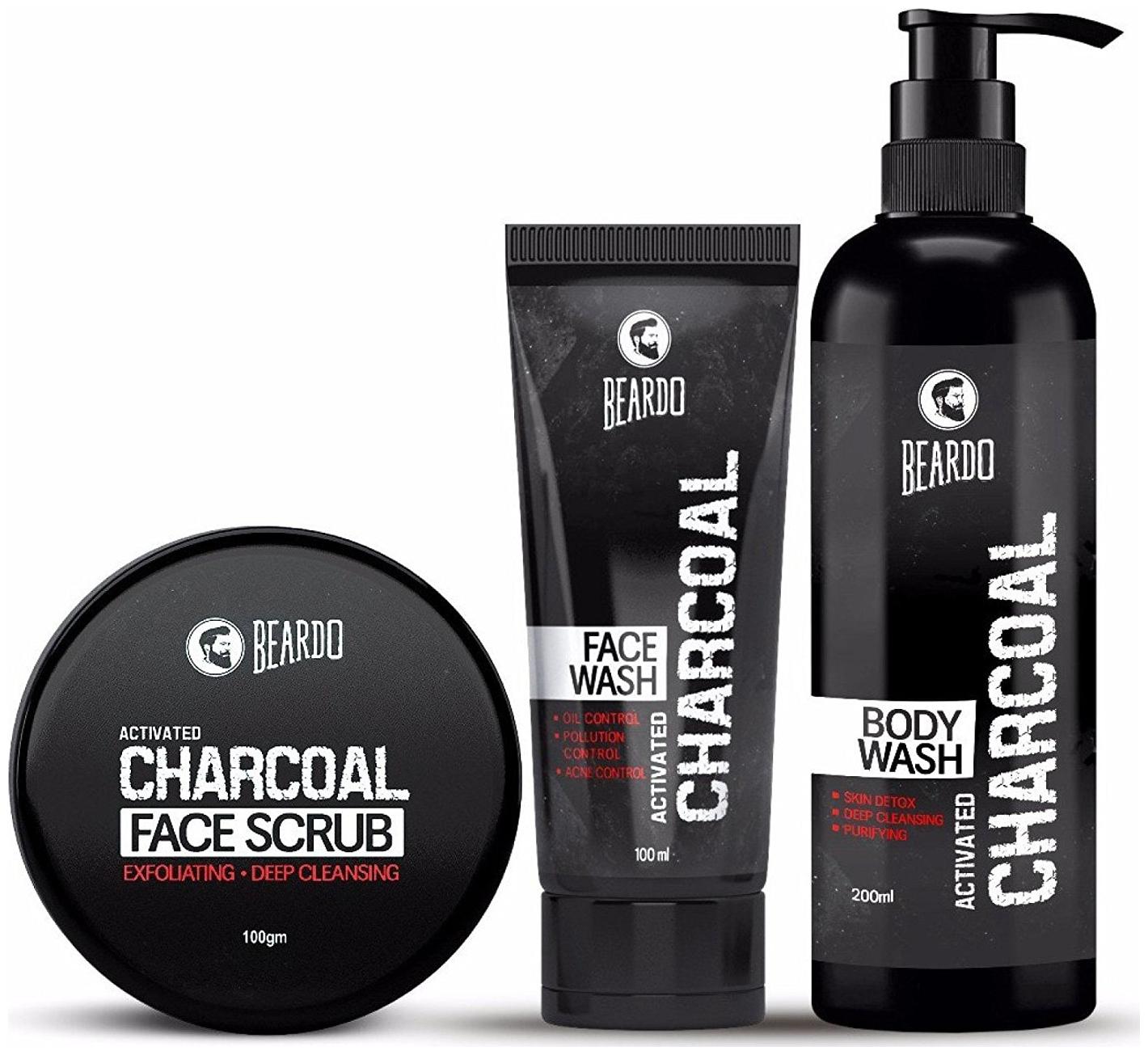

Beardo Charcoal Combo (Face Wash Body Wash Face Scrub) Pack Of 3