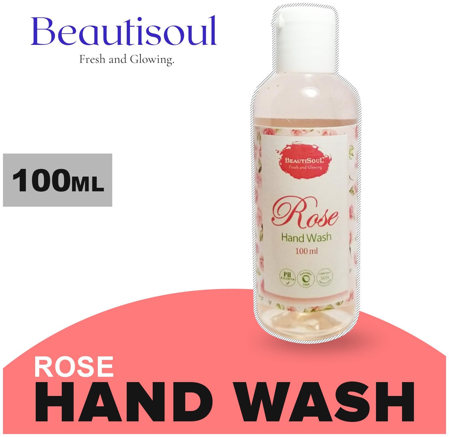 

Beautisoul (Rose) Hand Wash FTC 100 ml (Pack Of 10)