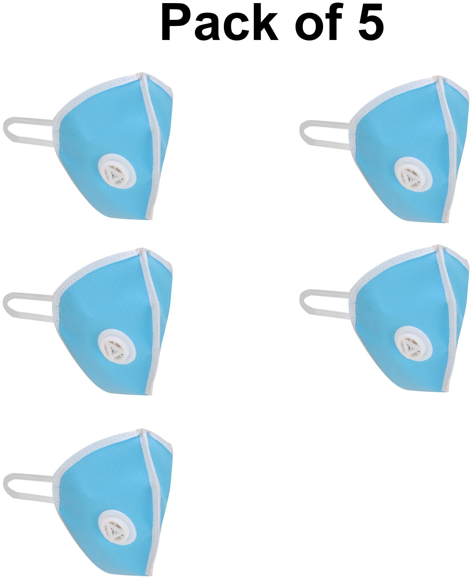 

BectoSolve 3Layer Filter Face Mask With Earloop (Pack Of 5)