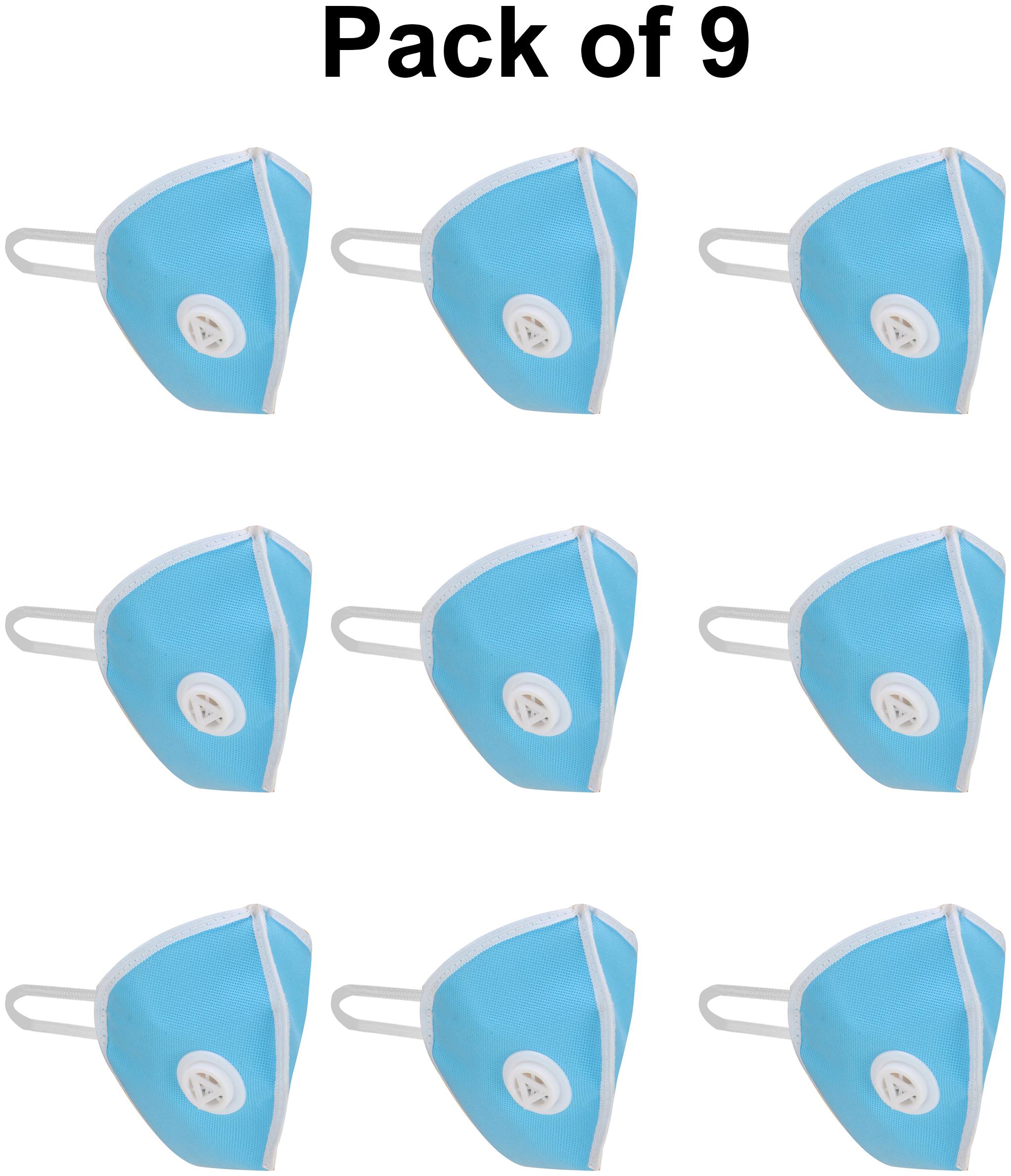 

BectoSolve 3Layer Filter Face Mask With Earloop (Pack Of 9)