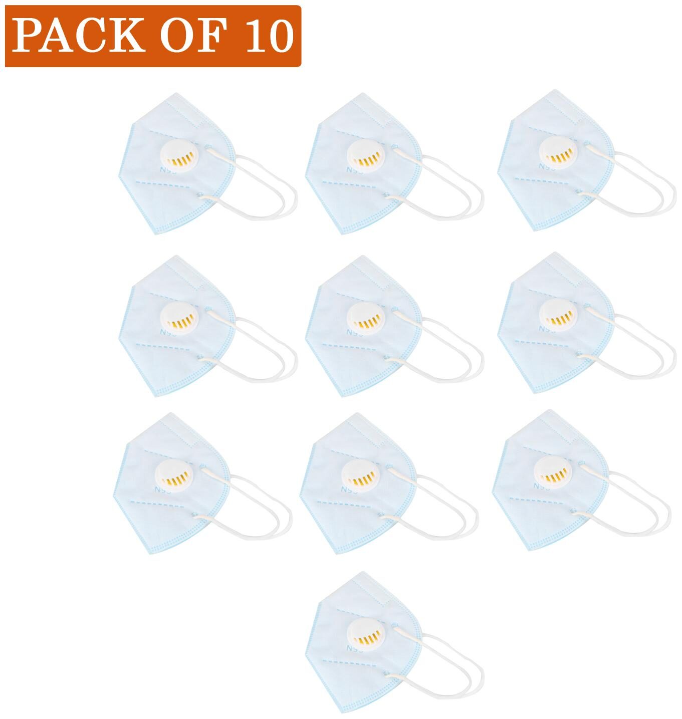 

Bectosolve 5 Layers N95 Anti Pollution Reusable Respirator Mask Pack Of 10