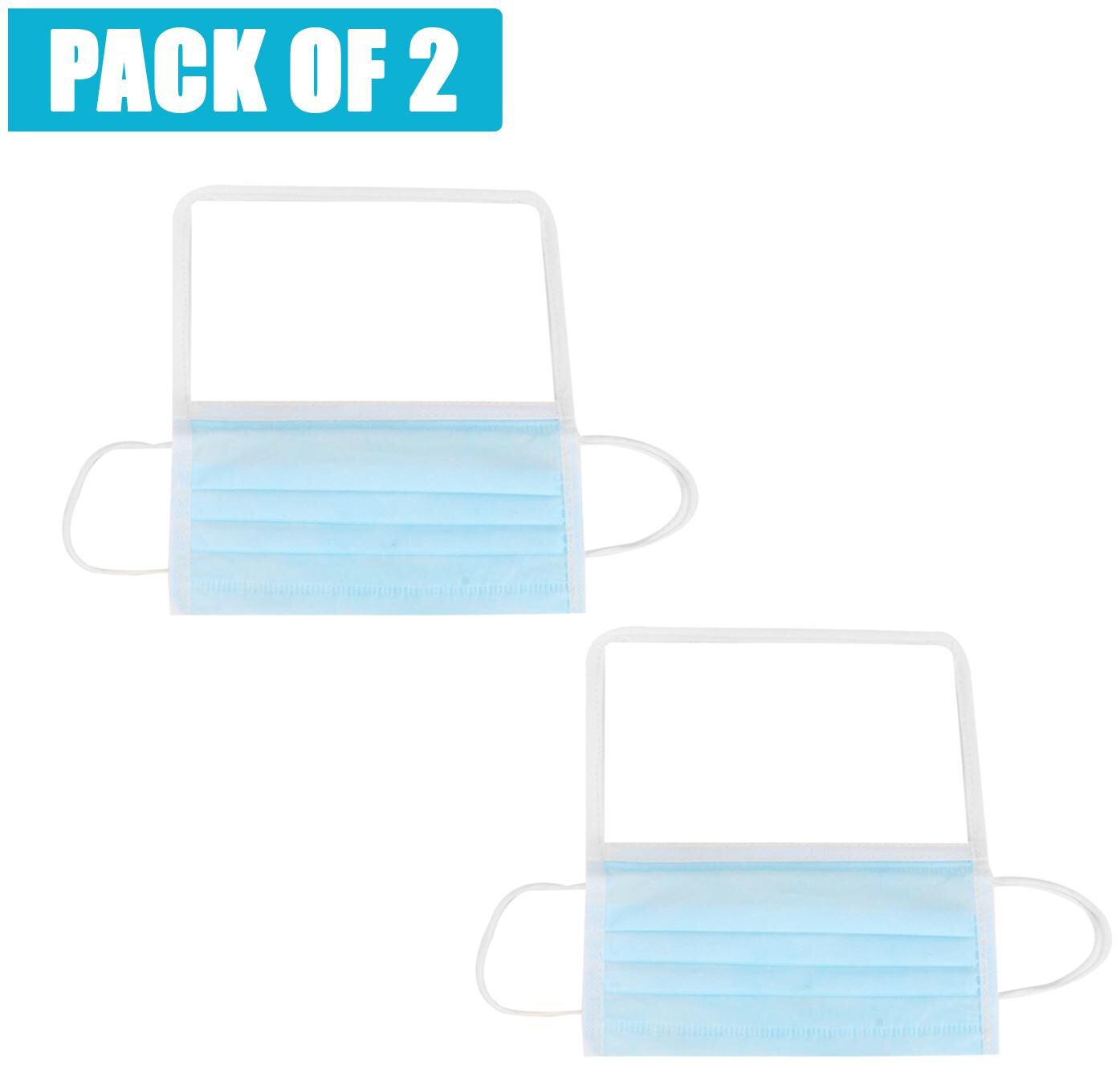 

BectoSolve Face Shield Respirator Mask Pack Of 2