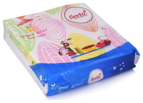 

Beeta Excel Printed Napkin Paper Tissue 50X2 Ply