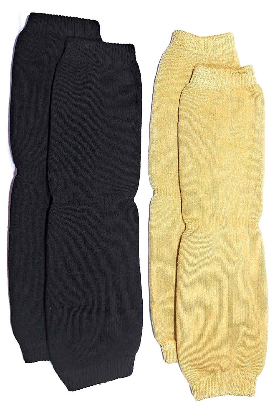 

Being Jasoos Just Deal Knee Cap Woolen Knee Sleeves for Women Men Knee Calf Thigh Support Black-Skin(Pack of 2)