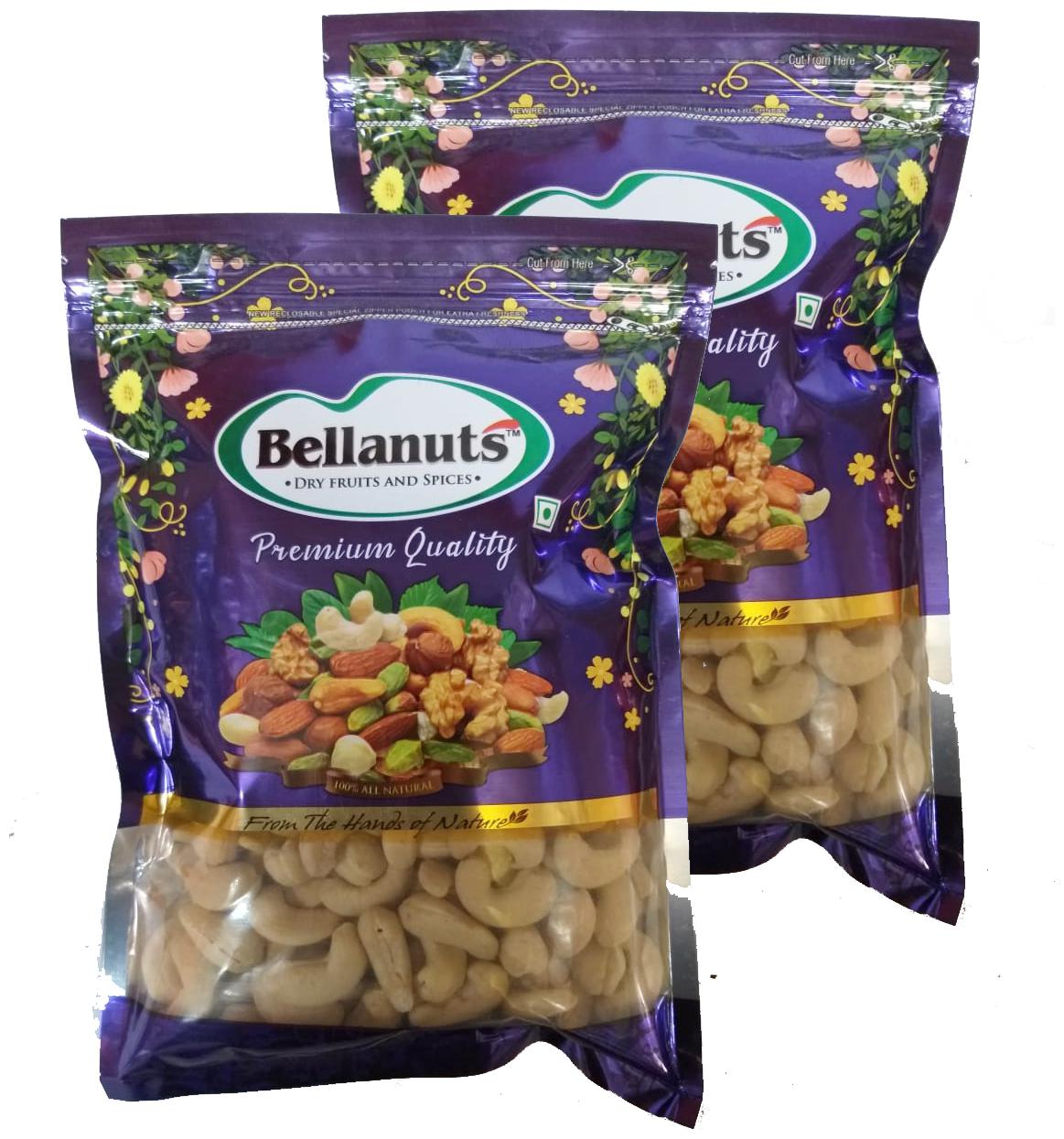 

Bellanuts Premium Cashew Nuts W210 (1 kg)(500gx2)