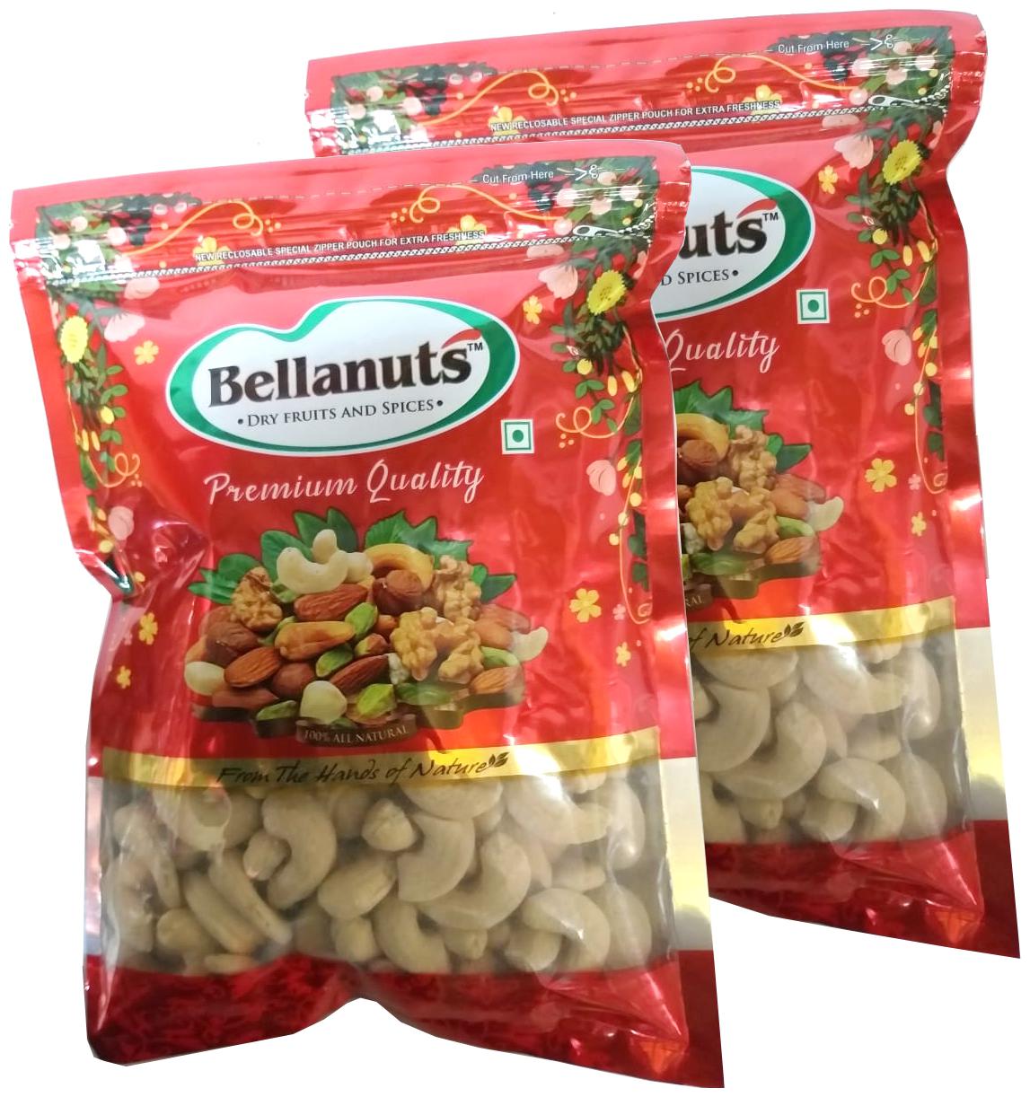 

Bellanuts Premium Cashew Nuts W180 (1 kg)(500gx2)