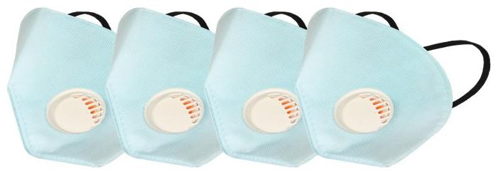 

Benison India 5 Layer Anti-Bacteria Face Mask with Respirator and Elastic Ear loop(Pack of 4)