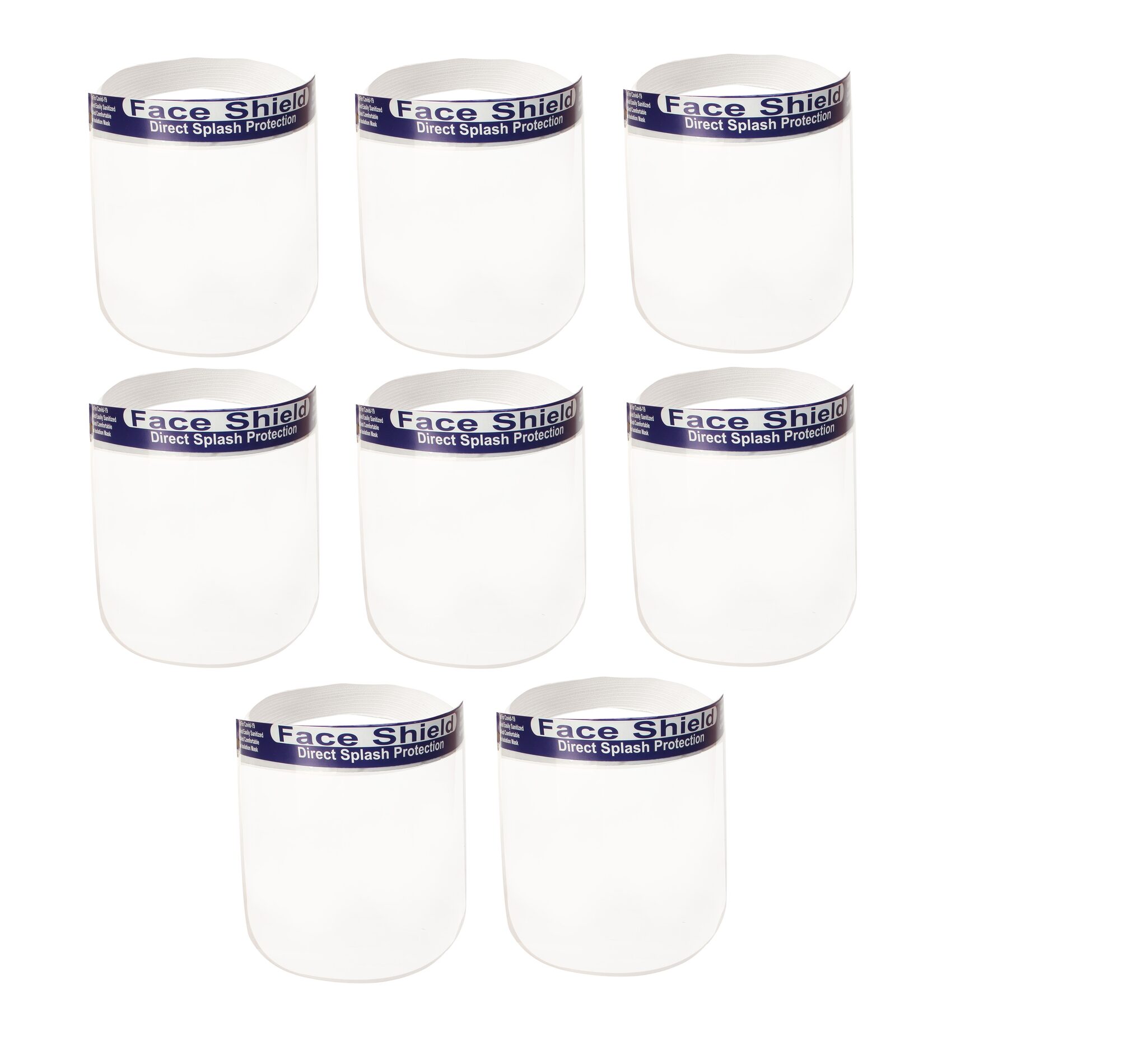 

Benison india Reusable Safety Anti-fog Full Face Shield Universal Protective (Pack of 8)