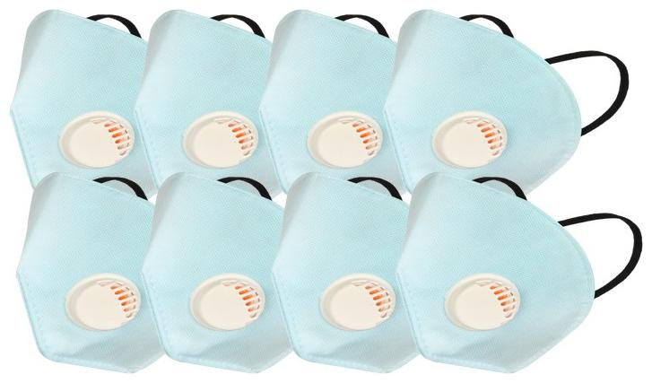

Benison India 5 Layer Anti-Bacteria Face Mask with Respirator and Elastic Ear loop(Pack of 8)