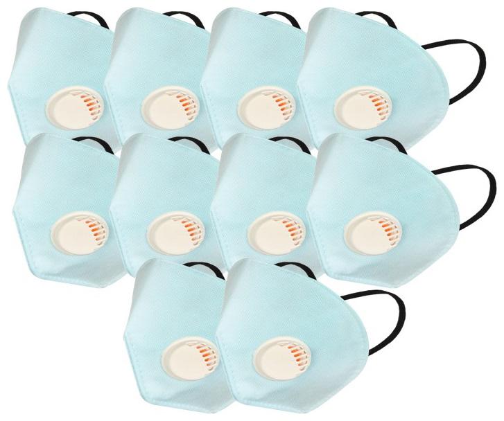

Benison India 5 Layer Anti-Bacteria Face Mask with Respirator and Elastic Ear loop(Pack of 10)