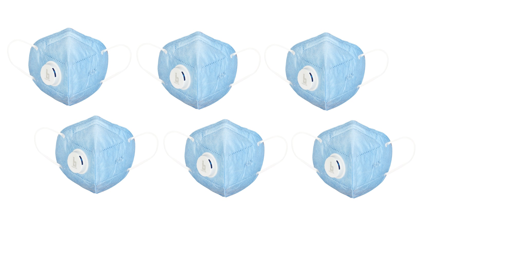 

Benison India N95 Mask Reusable Anti-dust anti Bacterial with Valve for Women and Men(Pack of 6)