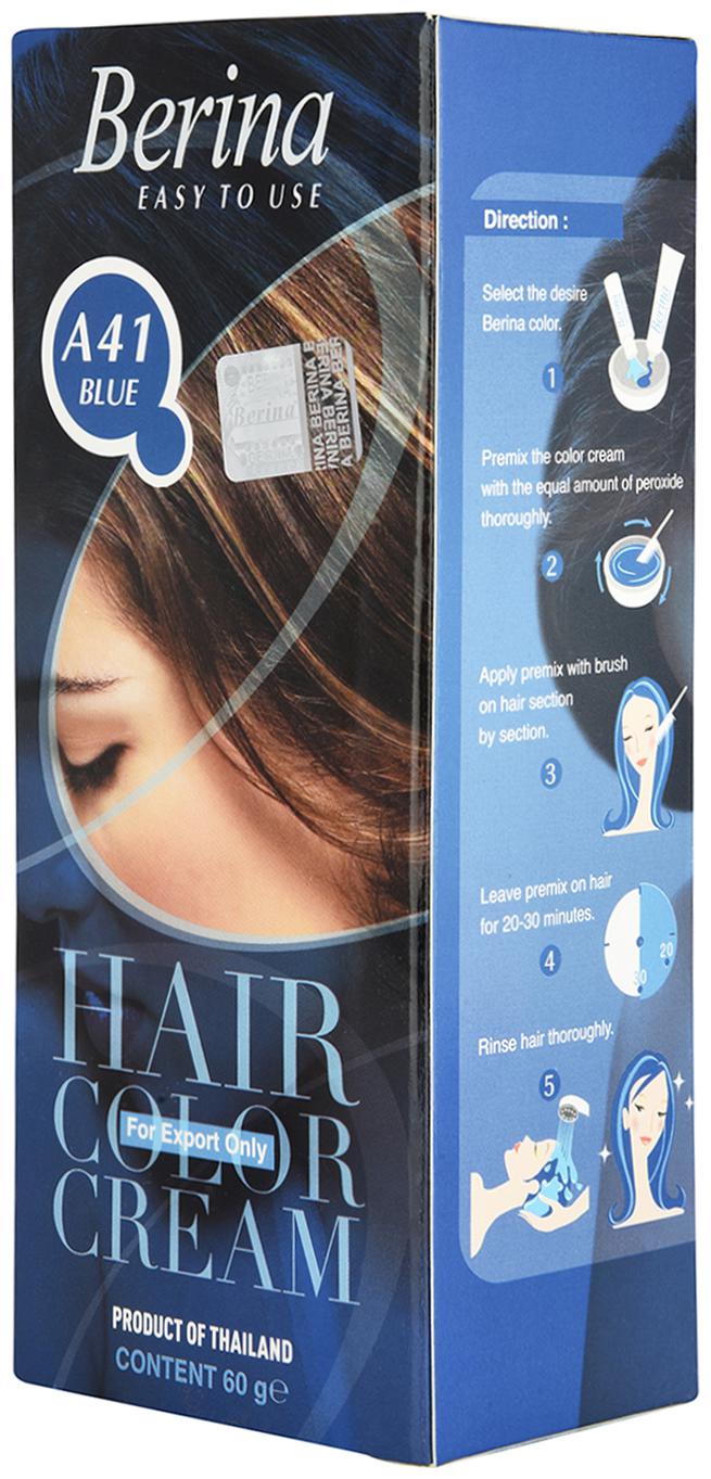 

Berina A41 Blue Hair Color Cream 60 g (Pack Of 1)