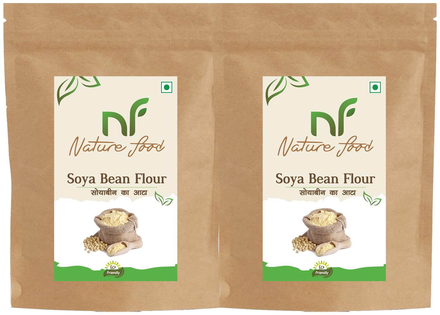 

Best Quality Soyabean Flour Soya Atta -500g (Pack of 2)
