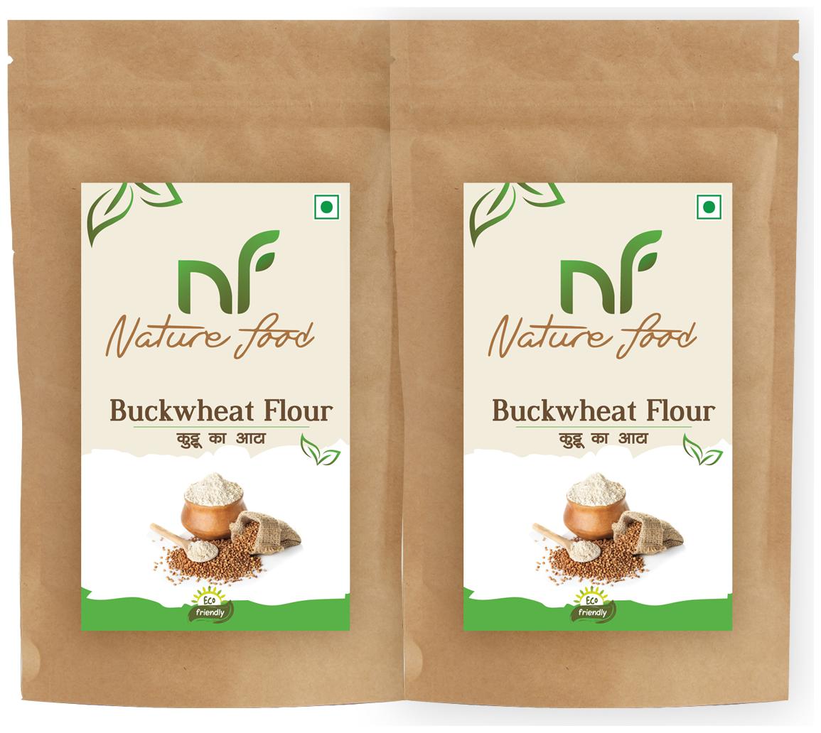 

Best Quality Buckwheat Flour Kuttu Atta Buck Wheat - 500g (Pack of 2)