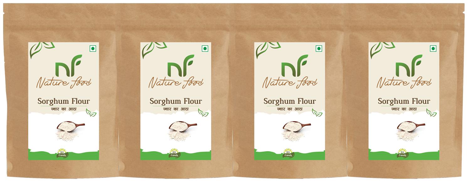 

Best Quality Sorghum Flour Jowar Atta - 500g (Pack of 4)