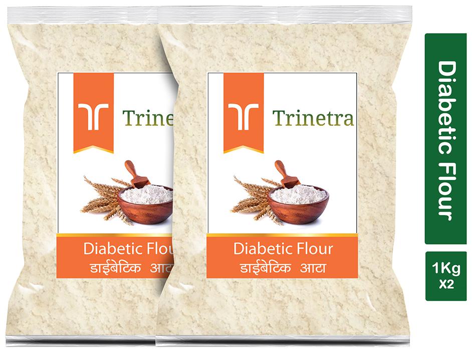 

Trinetra Best Quality Diabetic Atta (Diabetic Flour) 1kg (Pack Of 2)