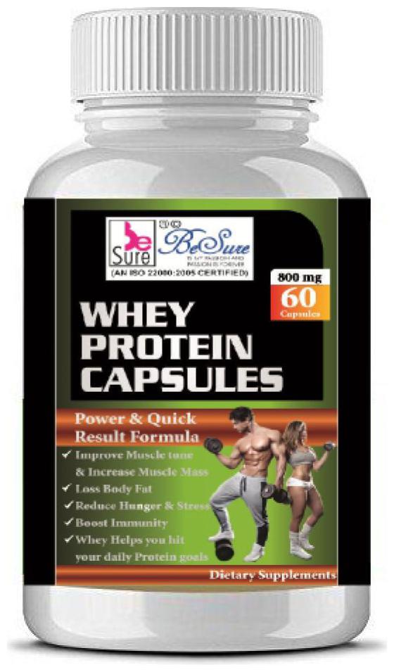 

BeSure 100 Whey Protein 60 Capsules (800 mg Each)