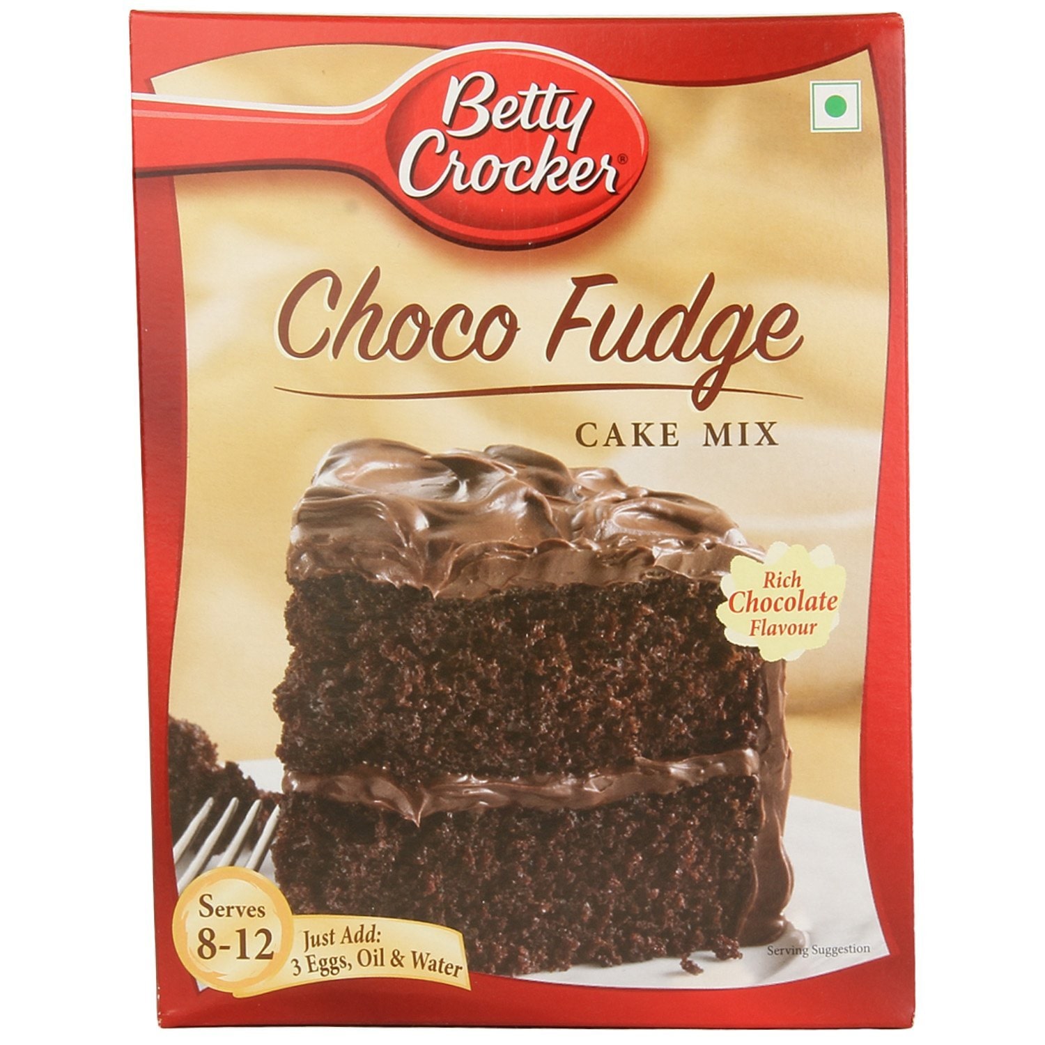

Betty Crocker Cake Mix - Choco Fudge Rich Chocolate 475 gm