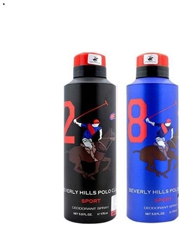 

Beverly Hills Polo Club Deodorants No 2 8 (Pack Of 2)- Men (175 ml Each)