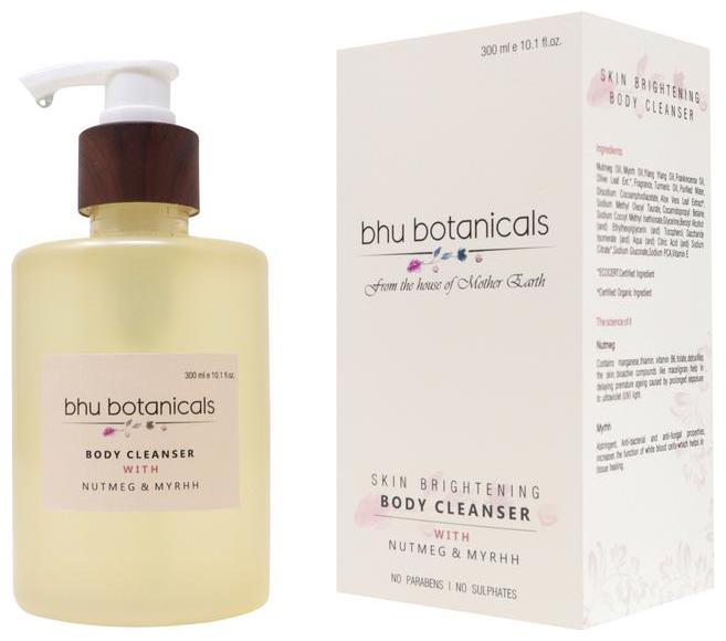 

Bhu Botanicals Skin Brightening Body Cleanser Nutmeg Myrhh 300ml