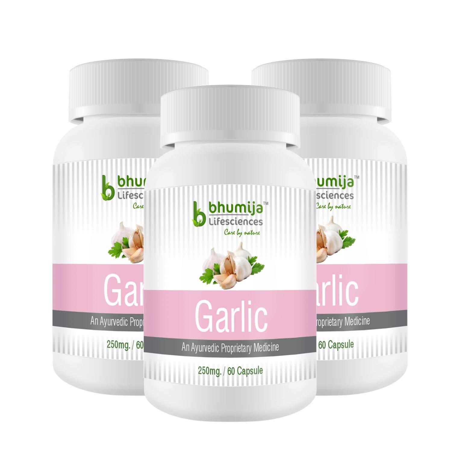 

Bhumija Lifesciences Garlic Capsules 60 s - (Pack of Three)
