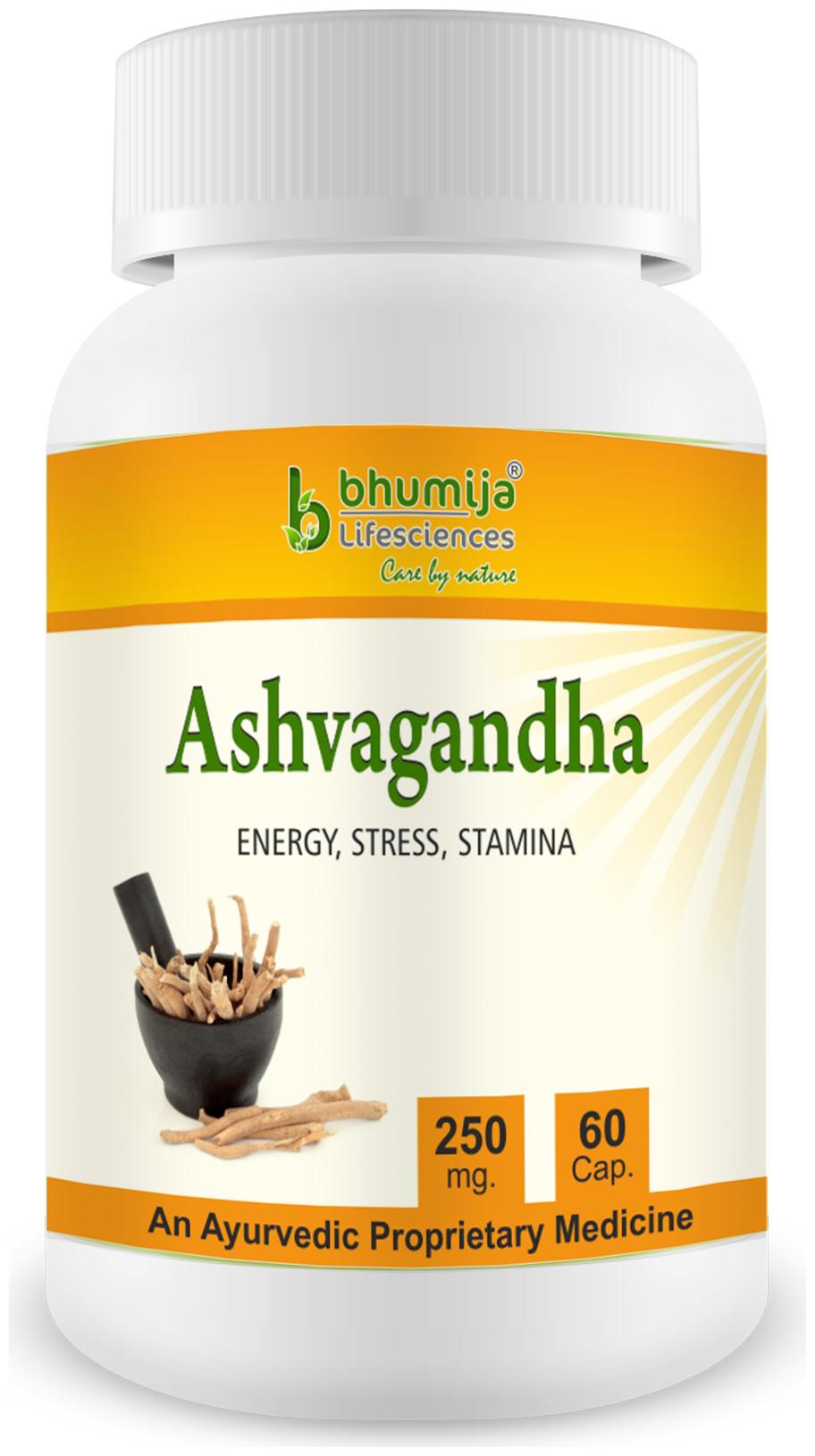 

Bhumija Lifesciences Ashvagandha Capsules 60 s -