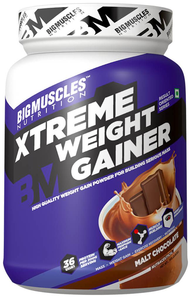 

Bigmuscles Nutrition Xtreme Weight Gainer 1 kg (Malt Chocolate)