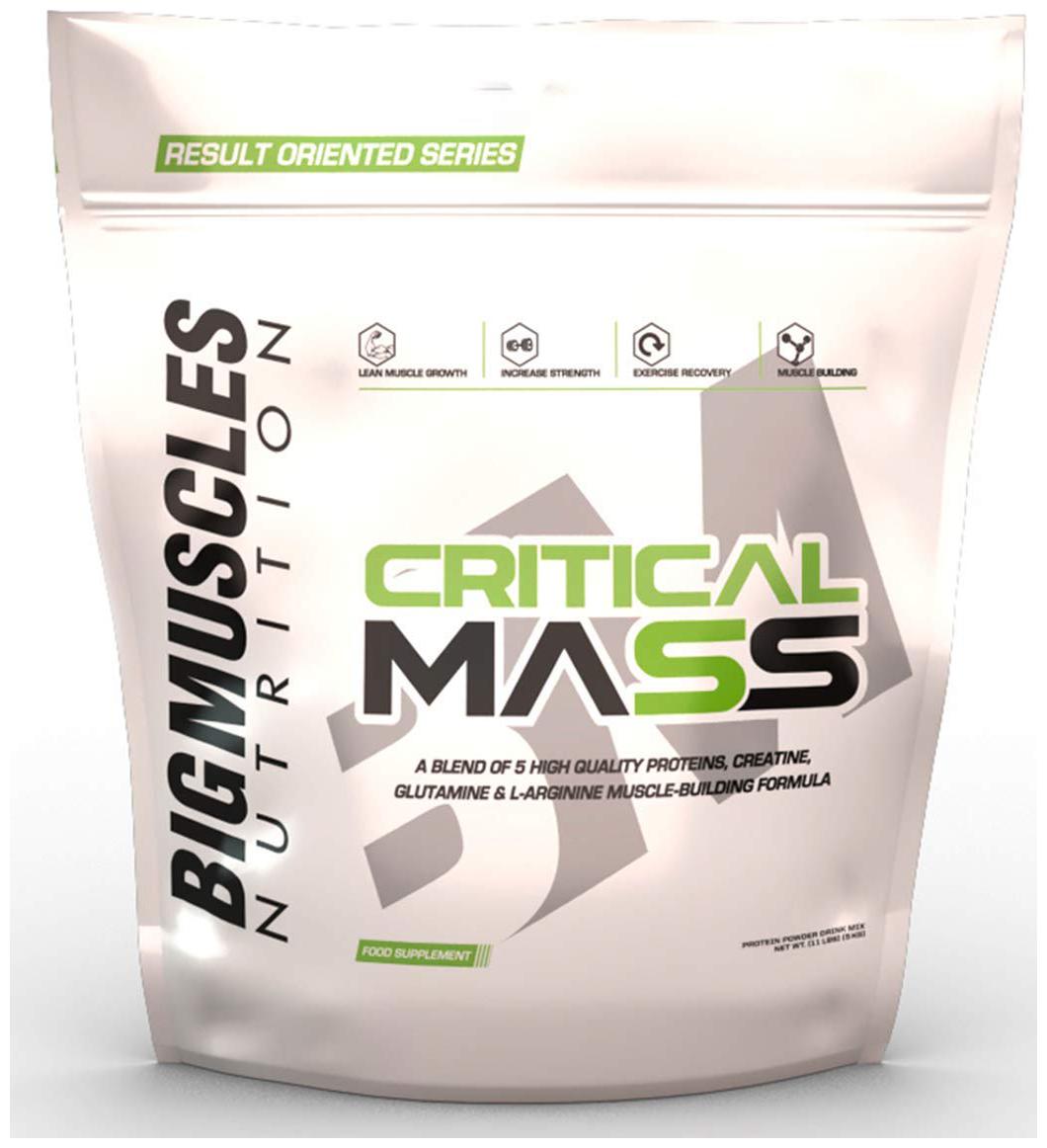 

Bigmuscles Nutrition Critical Mass 5 kg (Malt Chocolate)
