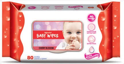 

Big Basket Baby Wipes Cherry Blossom 80 pcs