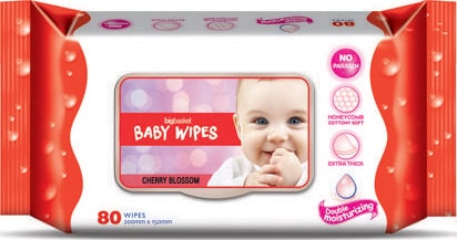 

Big Basket Baby Wipes Cherry Blossom 80 pcs