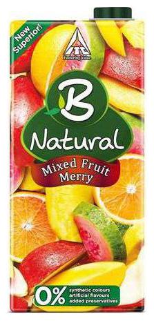 

Bigbasket Natural Juice Mixed Fruit Merry 1 L
