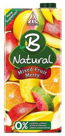 

Bigbasket Natural Juice Mixed Fruit Merry 1 L