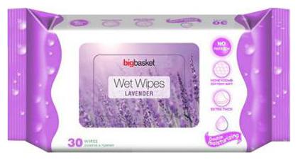 

Big Basket Wet Wipes Lavender 30 pcs