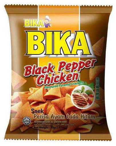 

BIKA Black Pepper Chicken Crackers 70 g