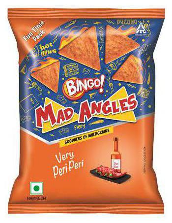 

Bingo Mad Angles - Very Peri Peri 200 g