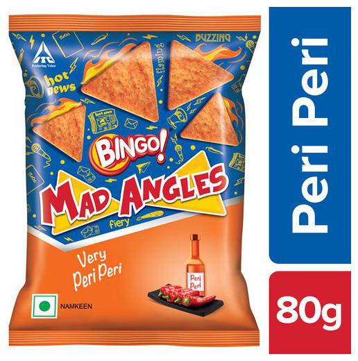 

Bingo Namkeen - Mad Angles Very Peri Peri 80 g