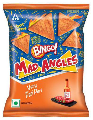 

Bingo Namkeen - Mad Angles Very Peri Peri 40 g