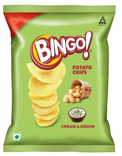 

Bingo Potato Chips - Cream Onion 52g