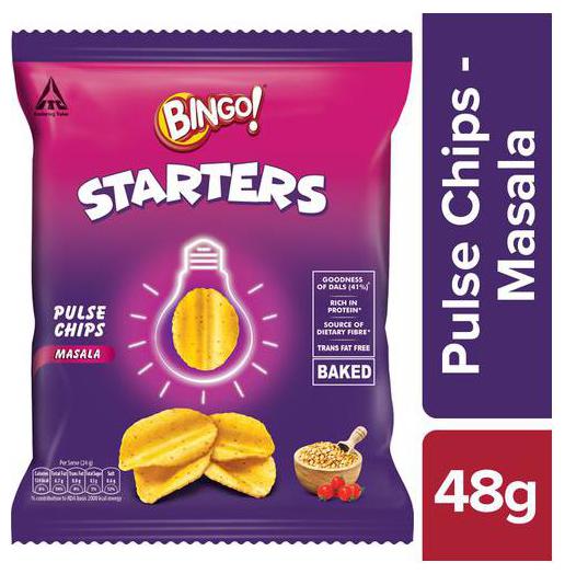 

Bingo Starters Pulse Chips - Masala 48 g