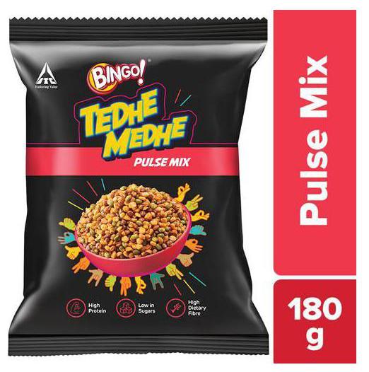 

Bingo Tedhe Medhe Namkeens Pulse Mix 180 g
