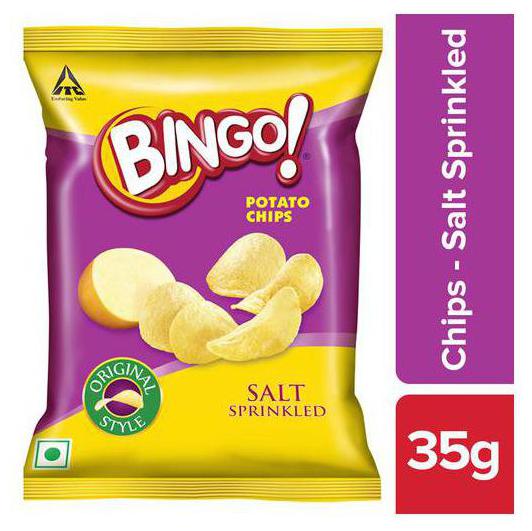 

Bingo Yumitos Potato Chips - Original Style Salt 35 g