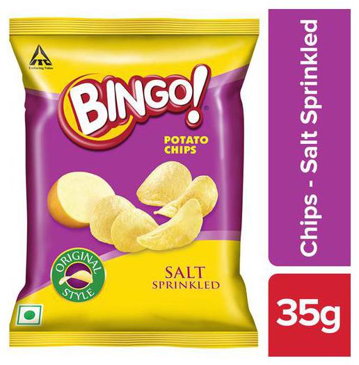 

Bingo Yumitos Potato Chips - Original Style Salt 35 g