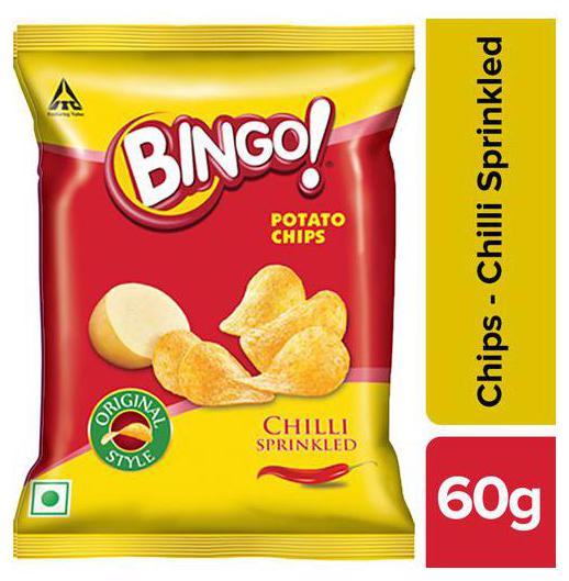 

Bingo Yumitos Potato Chips - Original Style Chilli 60 g