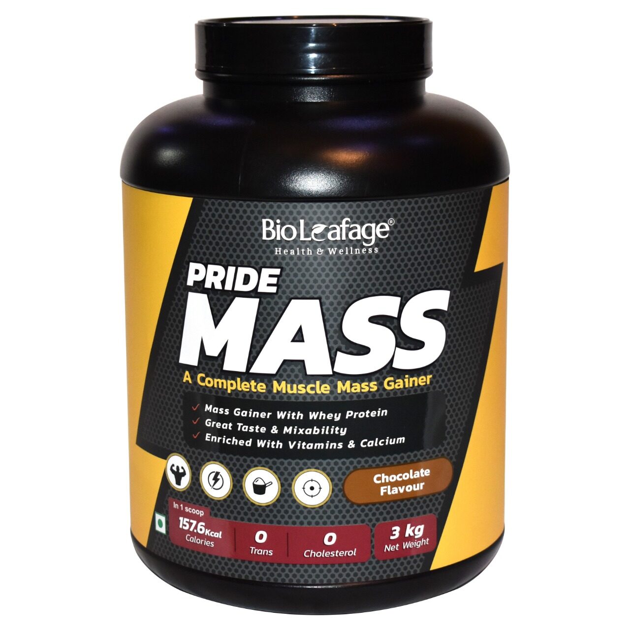 

Bio Leafage Pride Mass Gainer Chocolate 3 kg