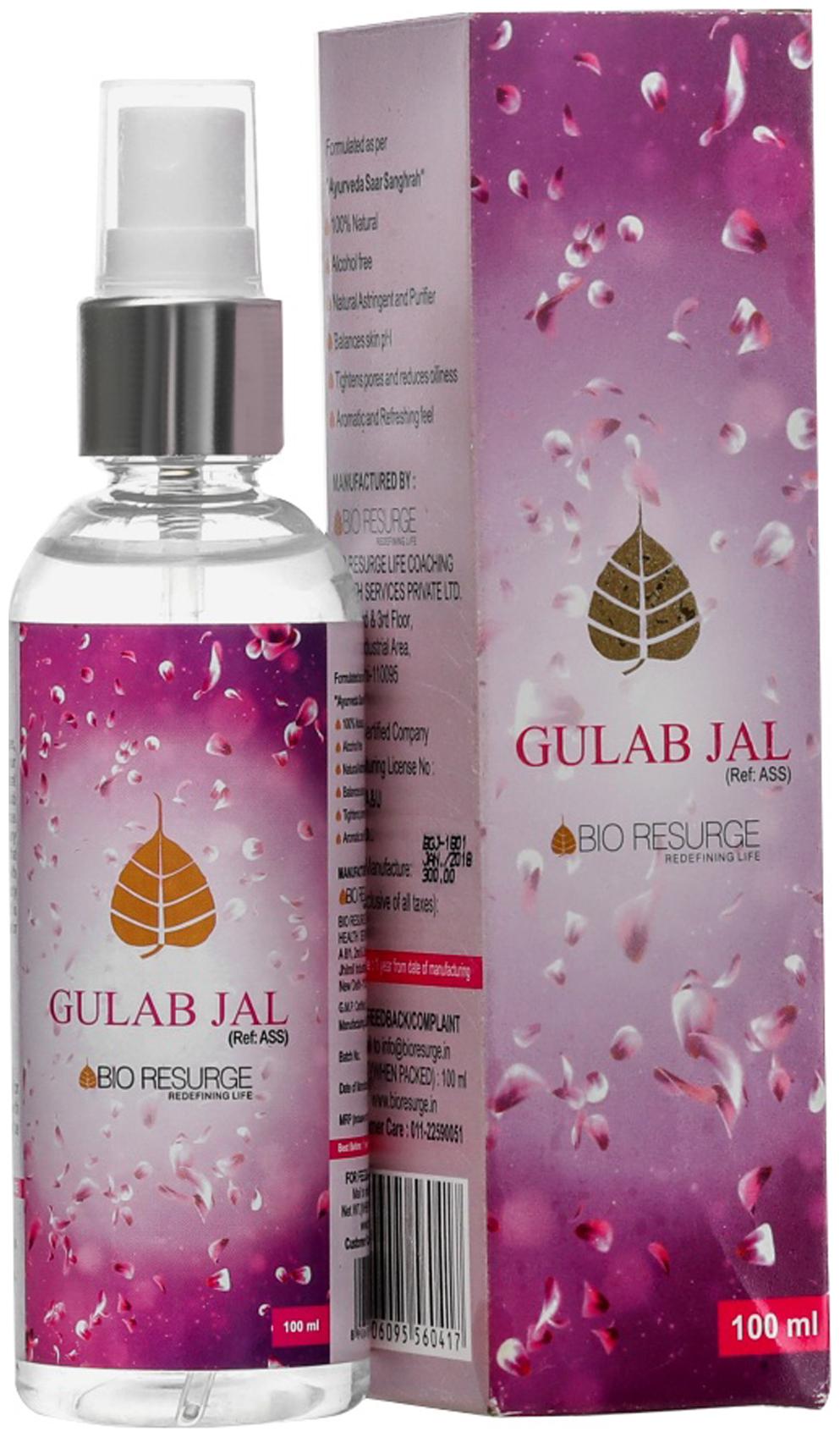 

Bio Resurge pure and Natural Gulab Jal 100 ml
