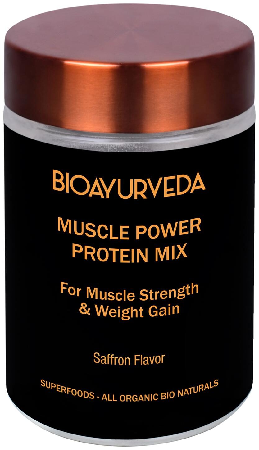 

Bioayurveda Muscle Power Protein Mix Saffron Flavour 750 g