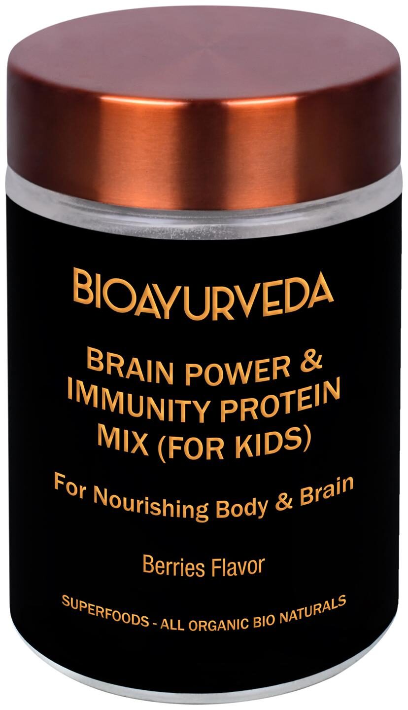 

Bioayurveda Brain Power Immunity Protein Mix (Kids) Berries Flavour 750 g