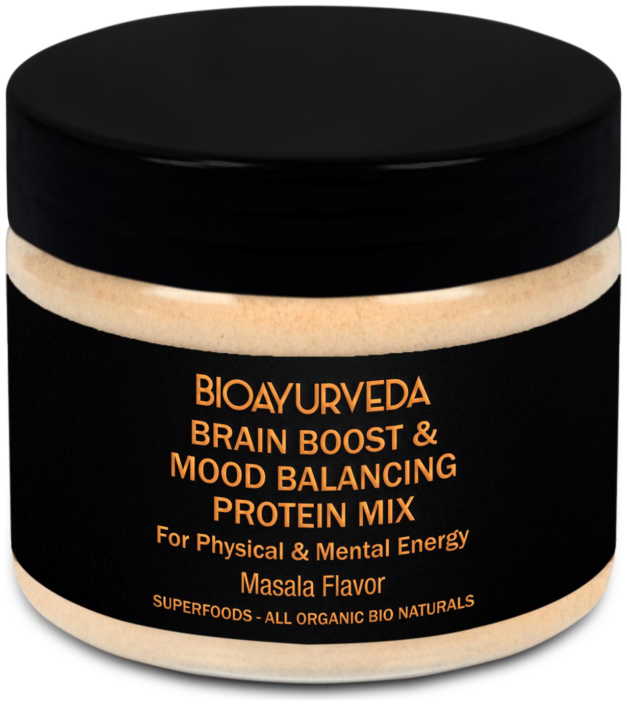 

Bioayurveda Brain Boost Mood Balancing Protein Mix Masala Flavour 250 g