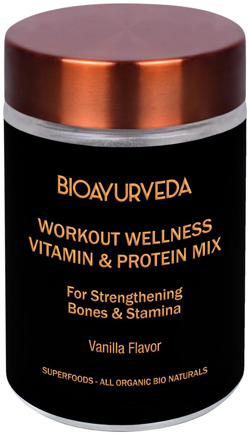

Bioayurveda Workout Wellness Vitamin Protein Mix Vanilla Flavour 750 g