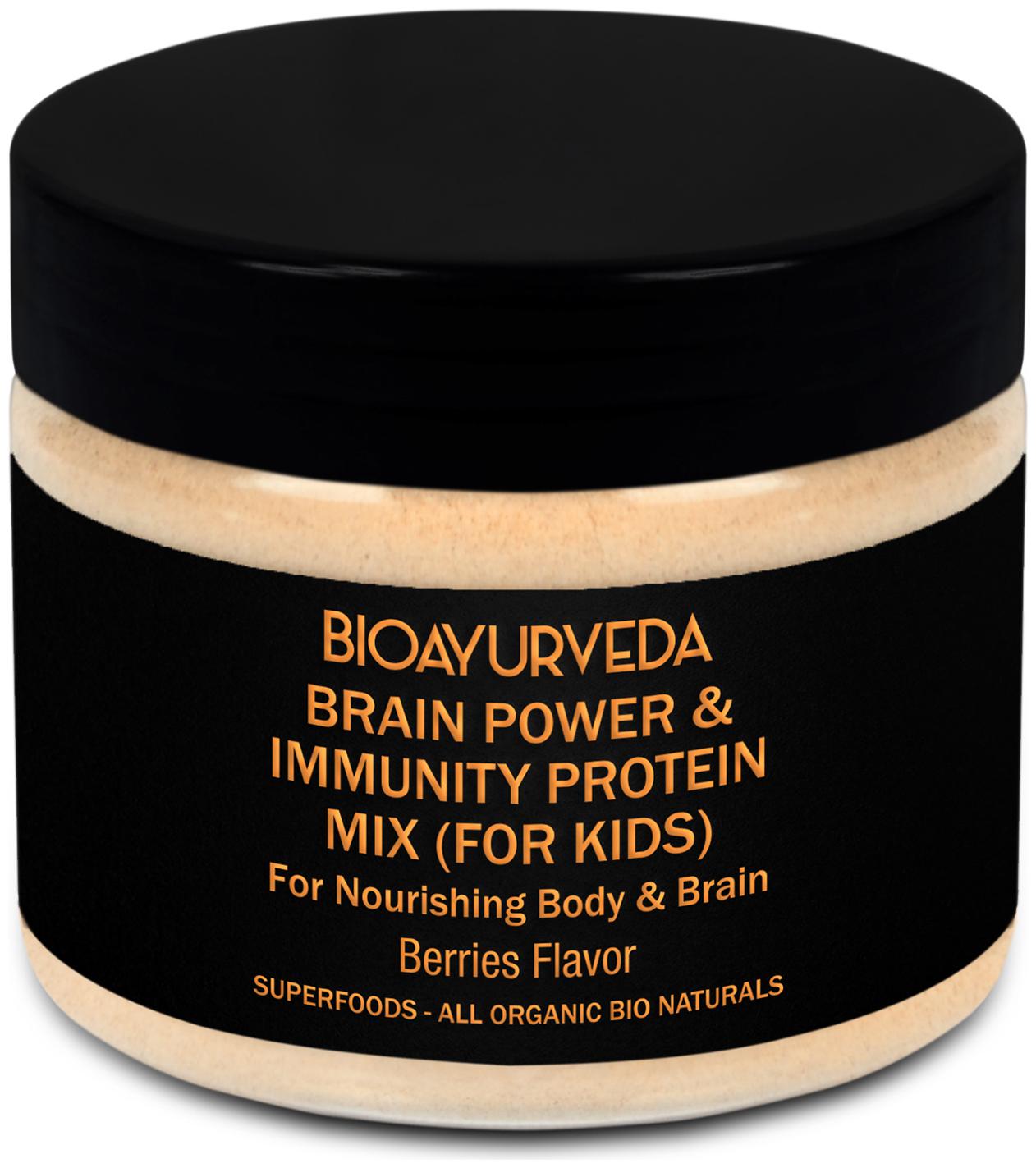 

Bioayurveda Brain Power Immunity Protein Mix (Kids) Berries Flavour 250 g